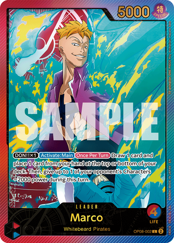 OP08-002 - Marco (Leader) (Alt Art) (Special)
