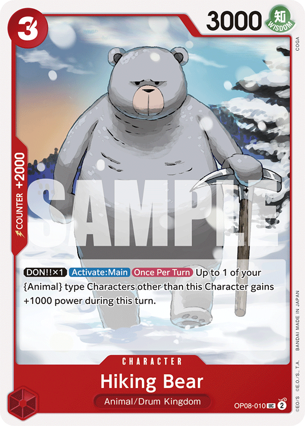 OP08-010 - Hiking Bear