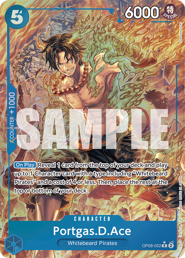 OP08-052 - Portgas.D.Ace (Alt Art)