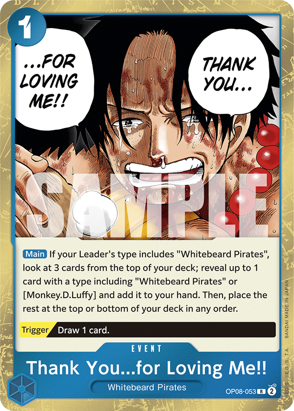 OP08-053 - Thank You...for Loving Me!!