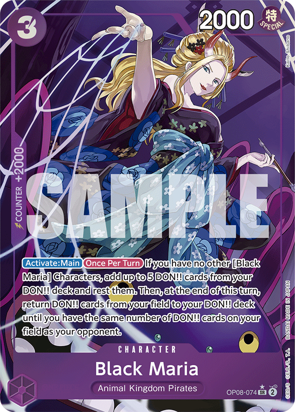 OP08-074 - Black Maria (SR) (Alt Art)