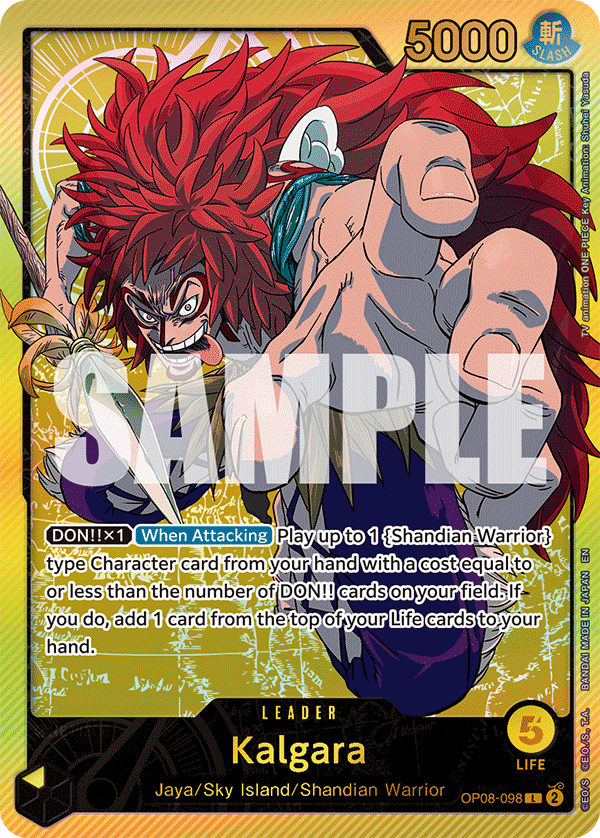 OP08-098 - Kalgara (Leader) (Alt Art) (Special)