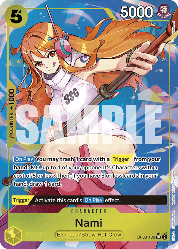 OP08-106 - Nami (SR) (Alt Art)