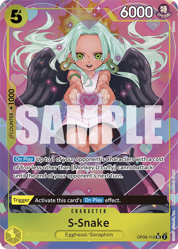 OP08-112 - S-Snake (SR) (Alt Art)