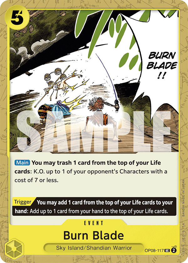 OP08-117 - Burn Blade