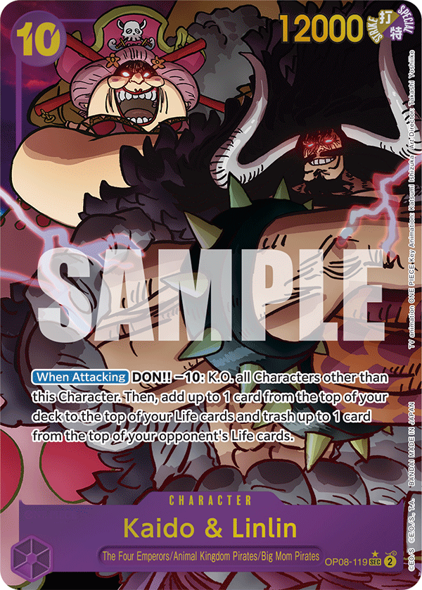 OP08-119 - Kaido & Linlin (SEC) (Alt Art)