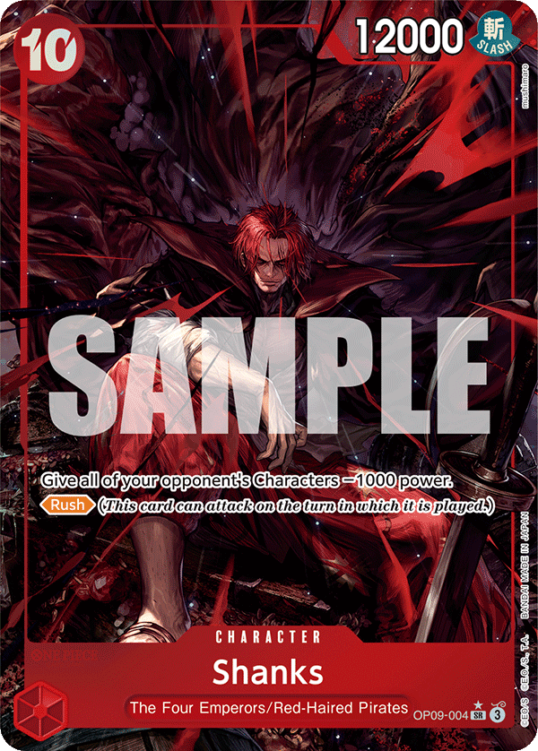 OP09-004 - Shanks (SR) (Alt Art)