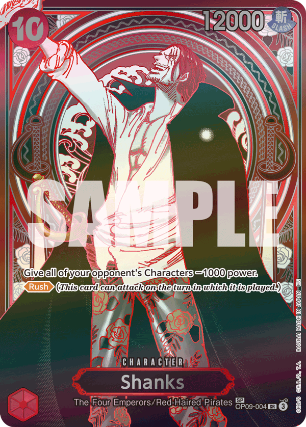 OP09-004 - Shanks (Special Card) (Special Red Version)