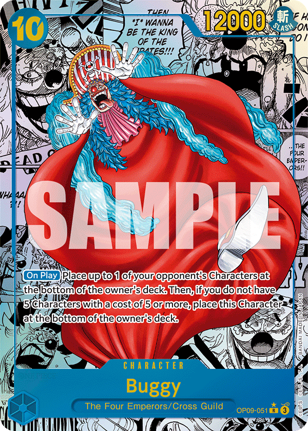 OP09-051 - Buggy (Alt Art) (Manga Rare)