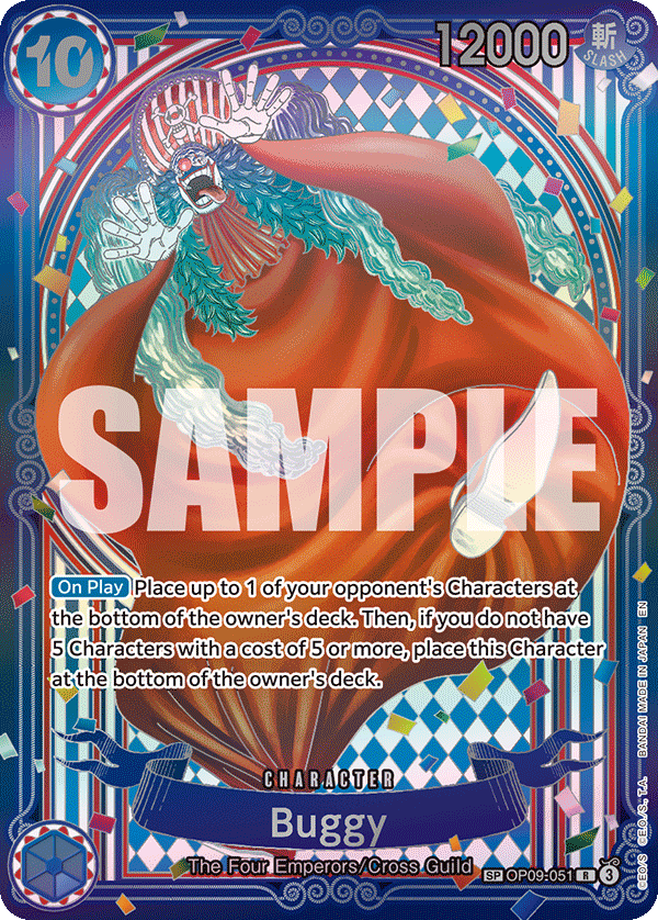 OP09-051 - Buggy (Alt Art) (Special) (Blue Version)