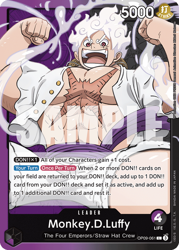 OP09-061 - Monkey.D.Luffy (Leader)
