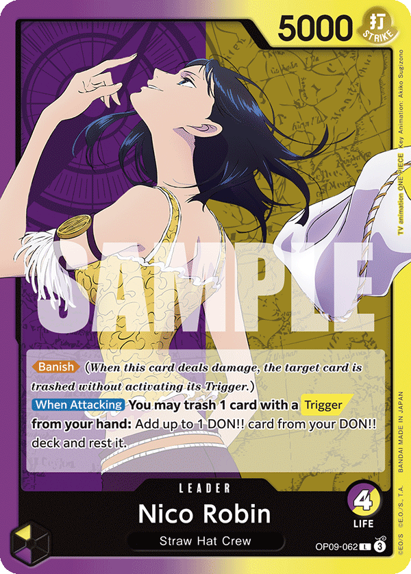 OP09-062 - Nico Robin (Leader)