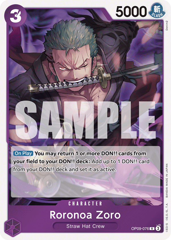 OP09-076 - Roronoa Zoro