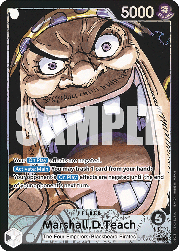 OP09-081 - Marshall.D.Teach (Leader) (Alt Art)