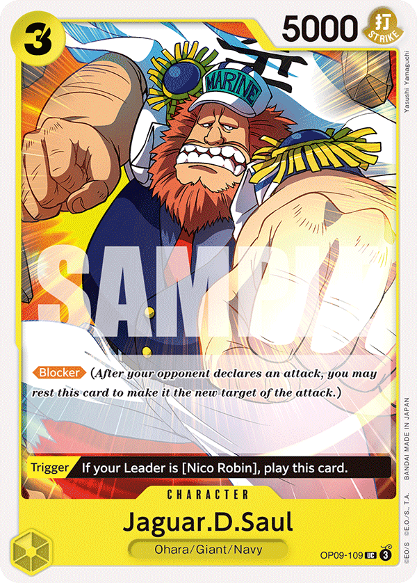 OP09-109 - Jaguar.D.Saul