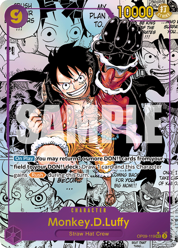 OP09-119 - Monkey.D.Luffy (SEC) (Alt Art) (Manga Rare)