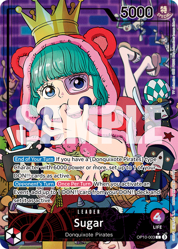 OP10-003 - Sugar (Leader) (Alt Art)