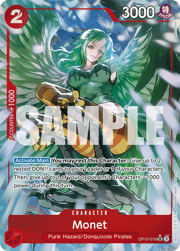 OP10-016 - Monet (SR) (Alt Art)