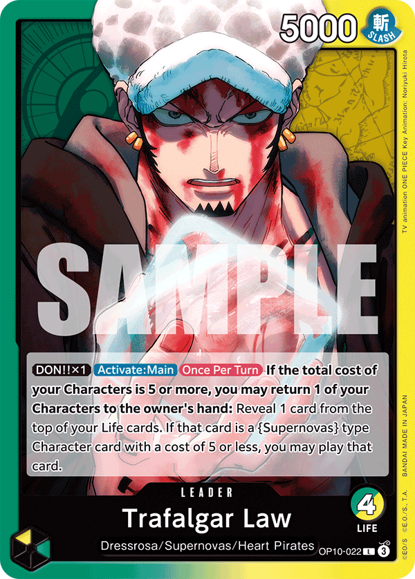 OP10-022 - Trafalgar Law (Leader)