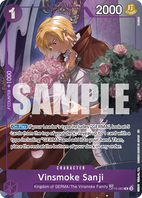 OP10-063 - Vinsmoke Sanji (Alt Art) (Special Card)