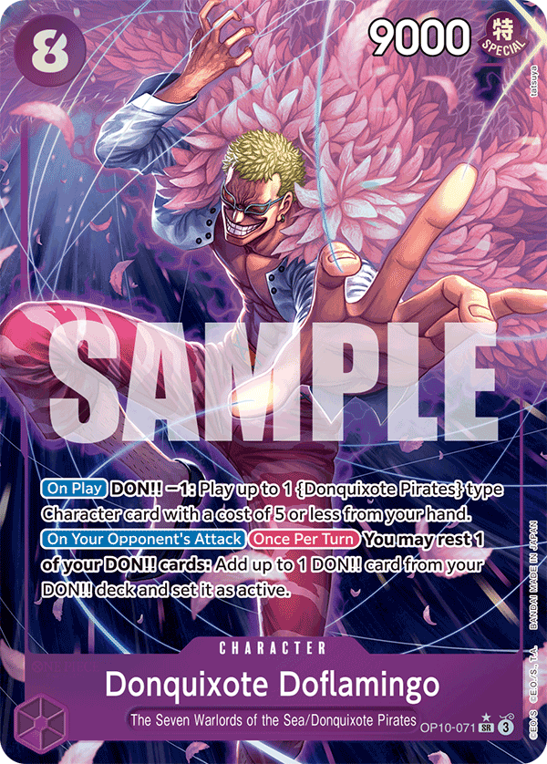 OP10-071 - Donquixote Doflamingo (SR) (Alt Art)