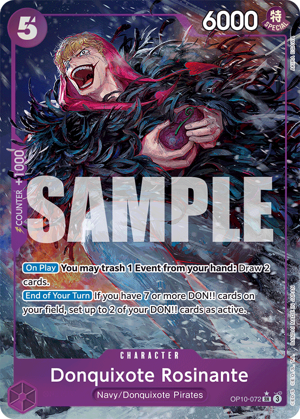 OP10-072 - Donquixote Rosinante (SR) (Alt Art)