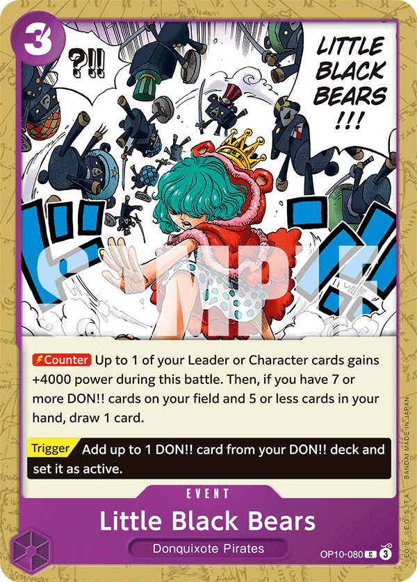 OP10-080 - Little Black Bears