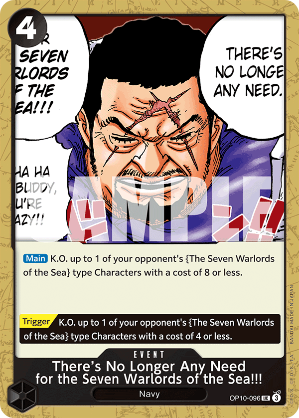 OP10-096 - There’s No Longer Any Need for the Seven Warlords of the Sea!!!
