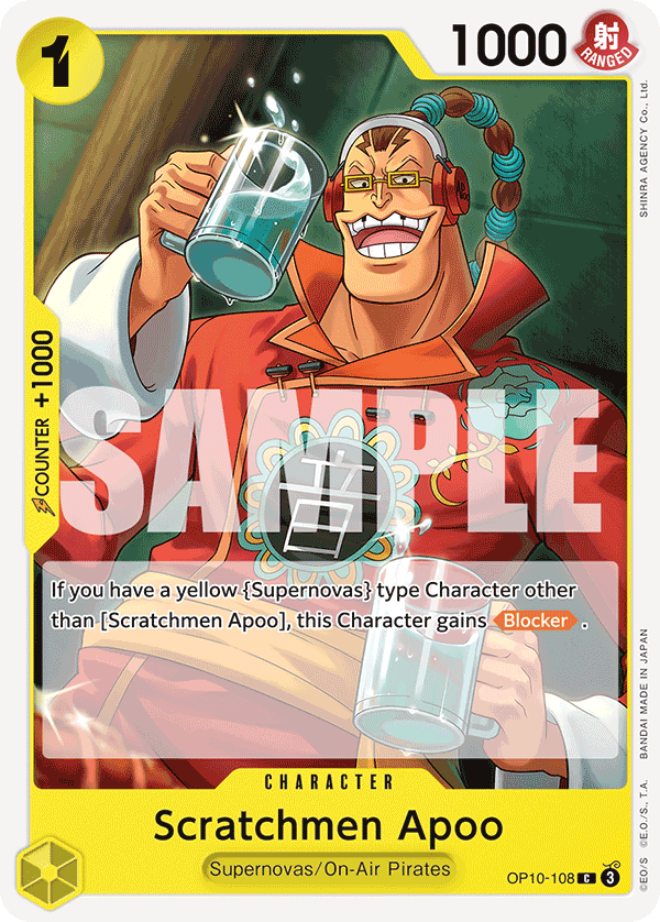OP10-108 - Scratchmen Apoo