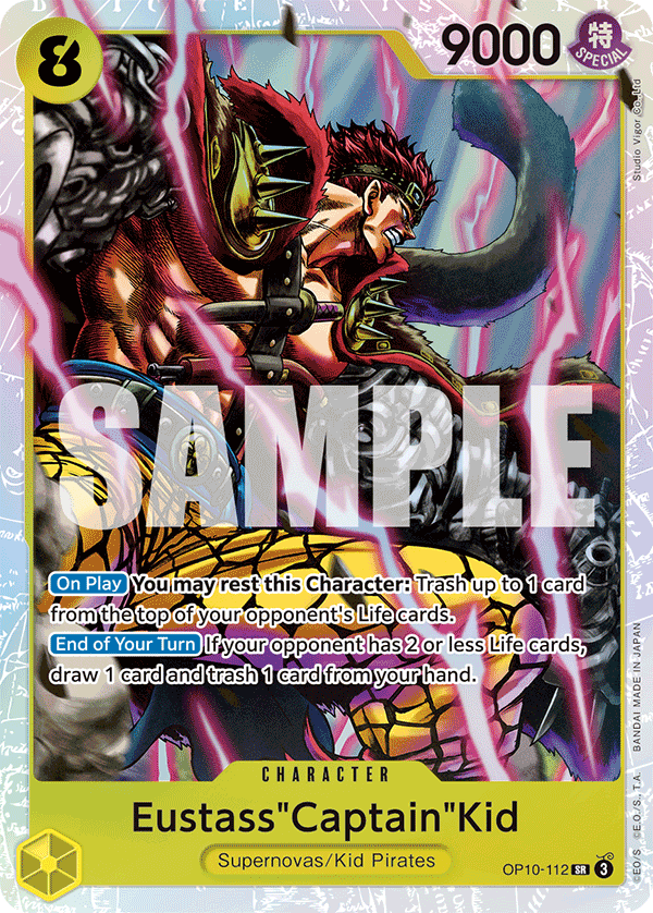 OP10-112 - Eustass"Captain"Kid (SR)