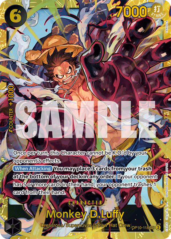 OP10-118 - Monkey.D.Luffy (SEC)