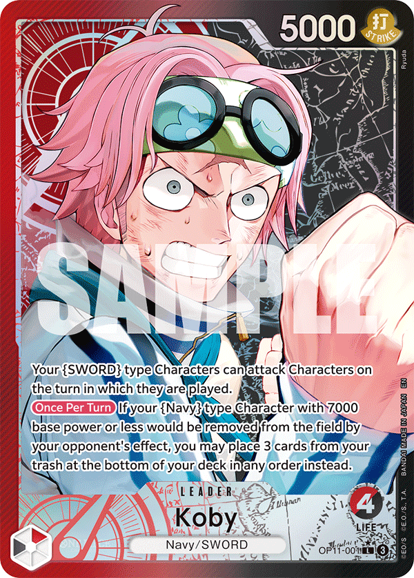 OP11-001 - Koby (Leader) (Alt Art)