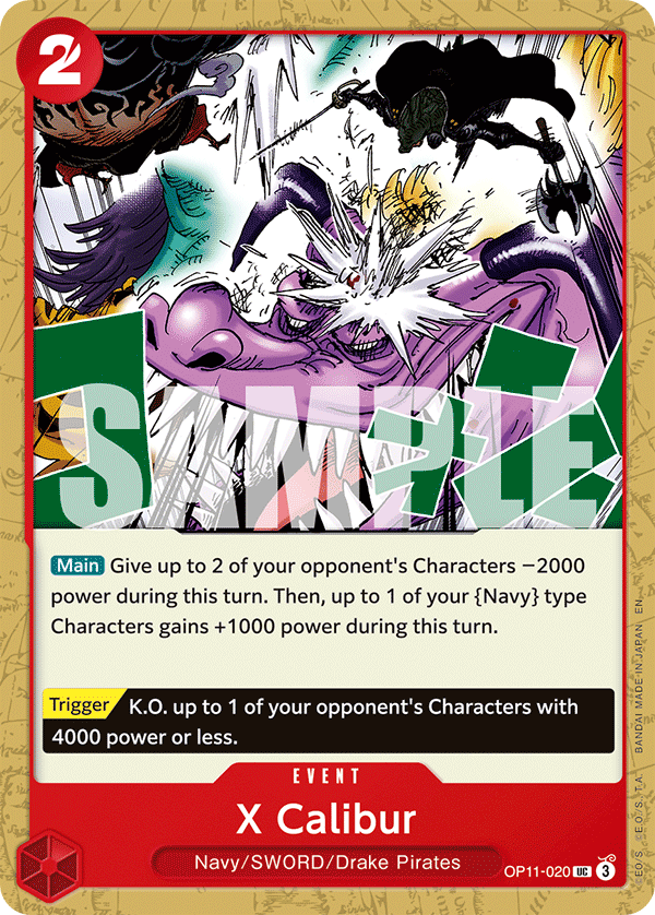 OP11-020 - X Calibur