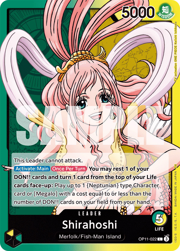 OP11-022 - Shirahoshi (Leader)