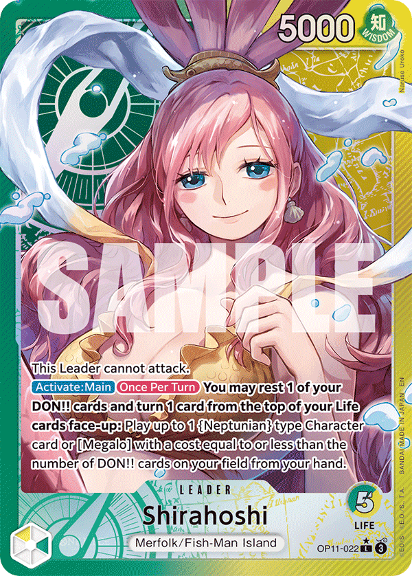 OP11-022 - Shirahoshi (Leader) (Alt Art)