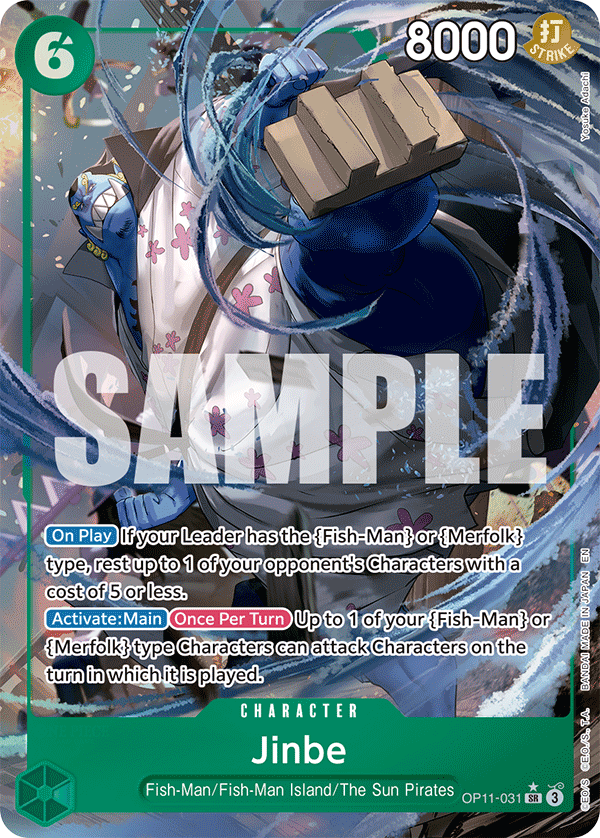 OP11-031 - Jinbe (SR) (Alt Art)