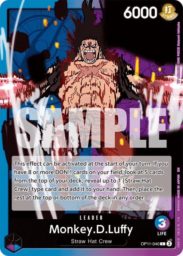 OP11-040 - Monkey.D.Luffy (Leader)