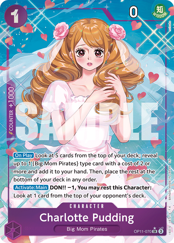 OP11-070 - Charlotte Pudding (SR) (Alt Art)
