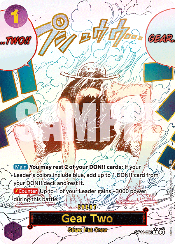 OP11-080 - Gear Two (Alt Art) (Manga Rare)