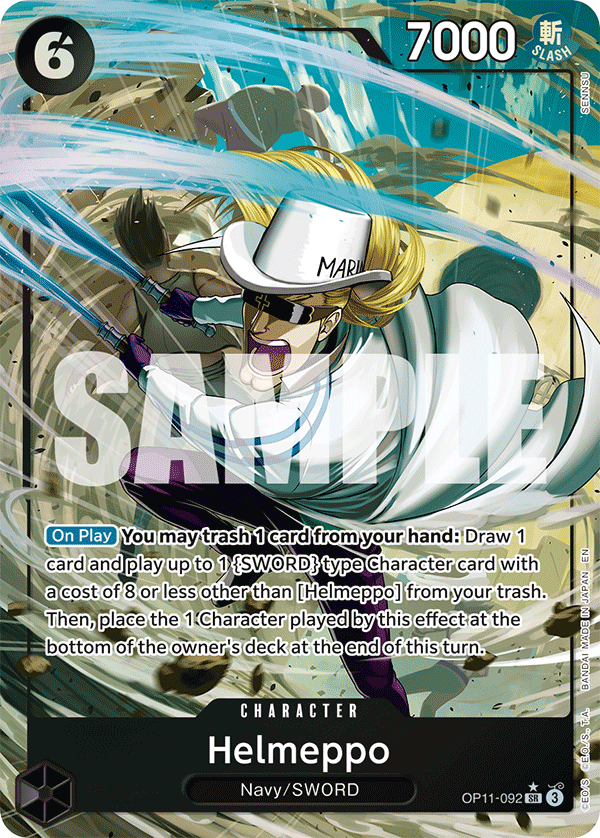OP11-092 - Helmeppo (SR) (Alt Art)