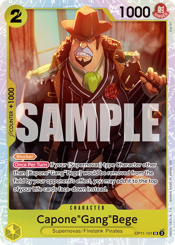 OP11-101 - Capone"Gang"Bege (SR)