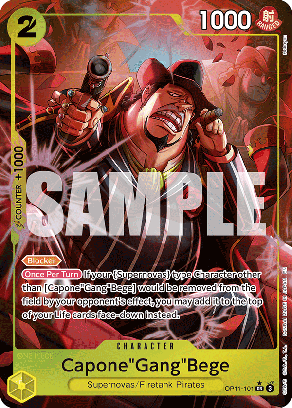 OP11-101 - Capone"Gang"Bege (SR) (Alt Art)
