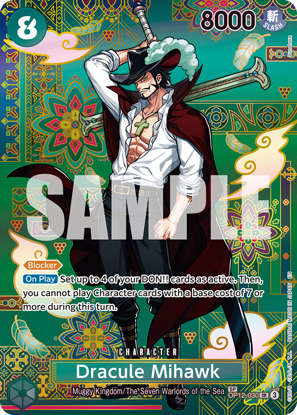 OP12-030 - Dracule Mihawk (Alt Art) (Special)