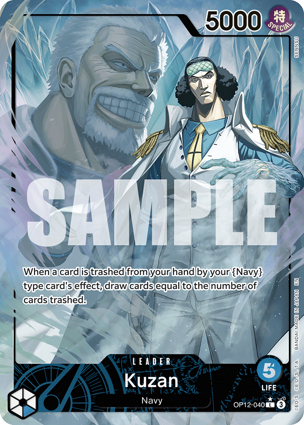 OP12-040 - Kuzan (Leader) (Alt Art)