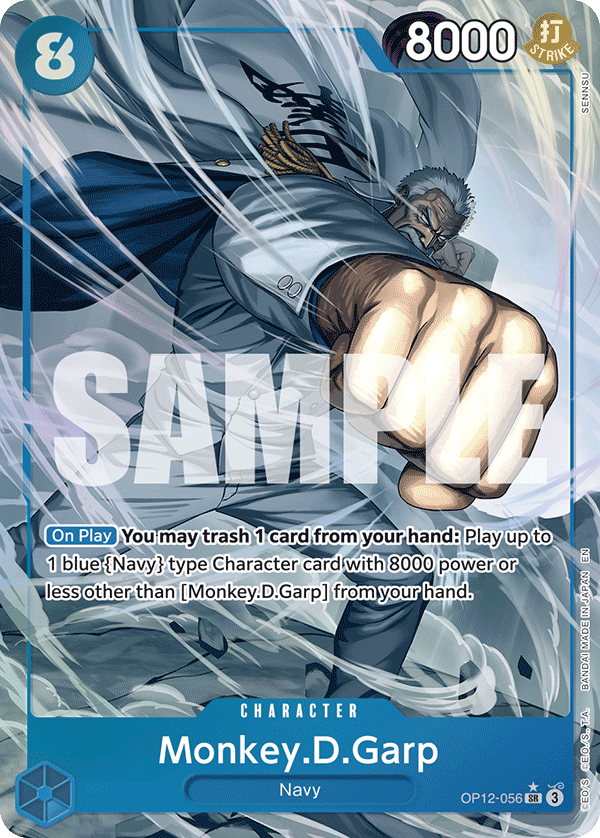 OP12-056 - Monkey.D.Garp (SR) (Alt Art)