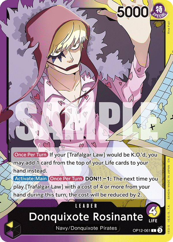OP12-061 - Donquixote Rosinante (Leader)