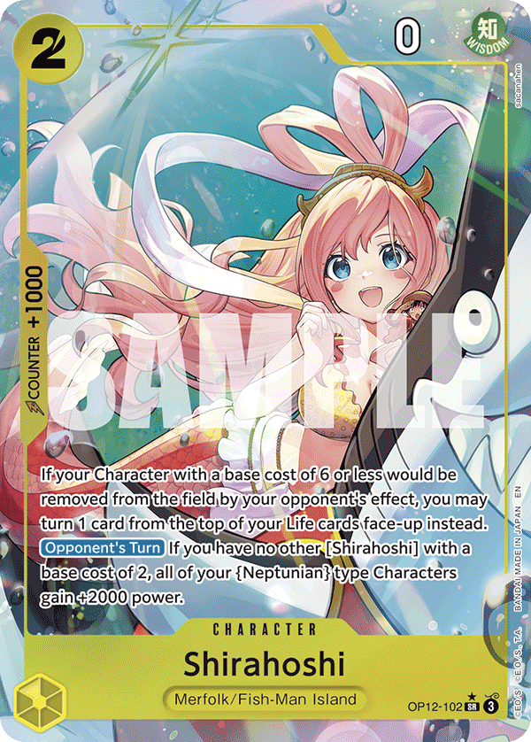 OP12-102 - Shirahoshi (SR) (Alt Art)