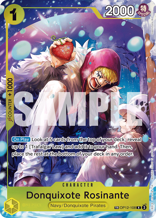 OP12-108 - Donquixote Rosinante (Alt Art) (Special)