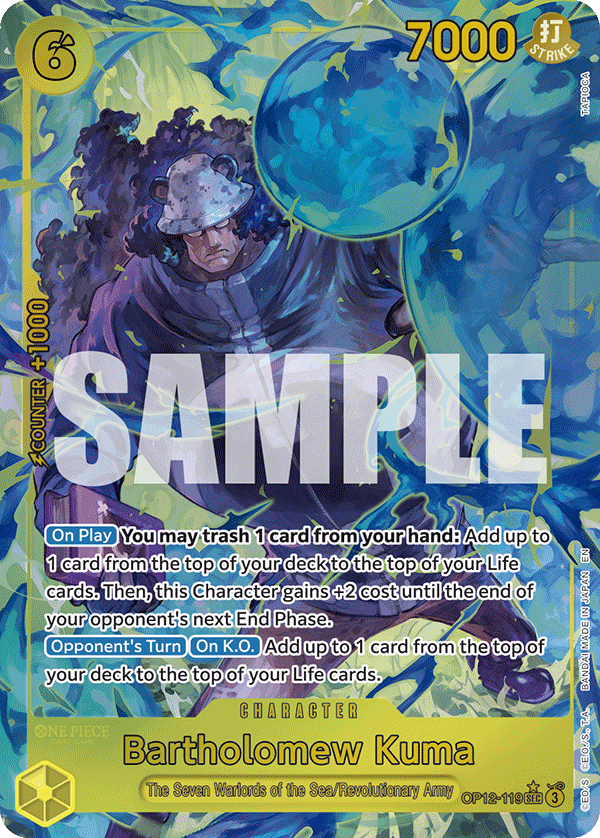 OP12-119 - Bartholomew Kuma (SEC) (Alt Art)