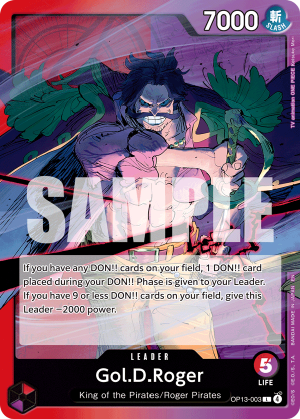 OP13-003 - Gol.D.Roger (Leader)